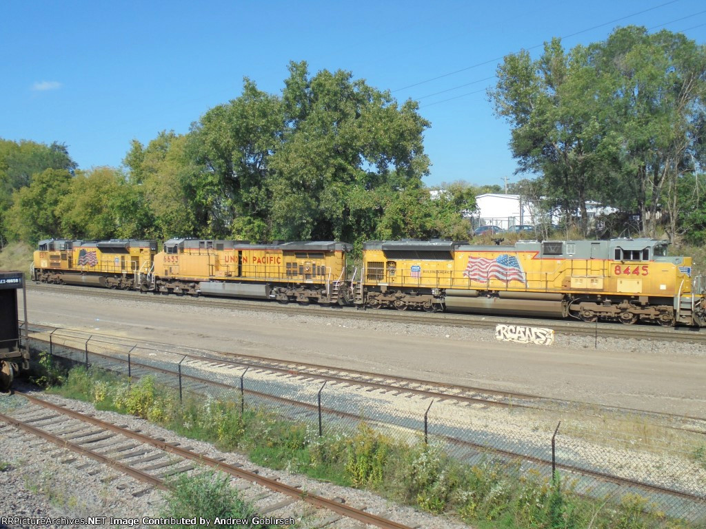 UP 8517, 6653 & 8445
